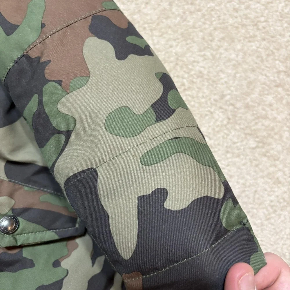 Polo Ralph Lauren Puffer Jacket Toddler‎ 2T Green Camo Hooded Coat Insulated